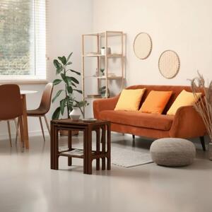 Hanah Home egymásba tolható asztal (3 darab) dió színű CPT4792-50