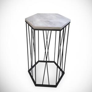 Hanah Home Dohányzóasztal Oak Black Cetrus Deniz - Tölgy