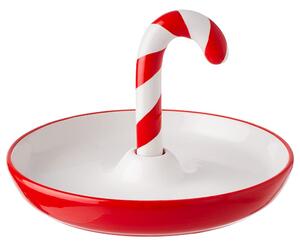 SWEET X-MAS dekor tál, "Candy Cane"