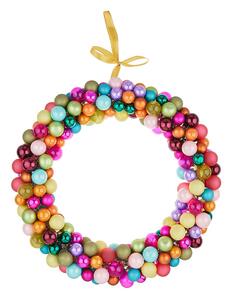 X-MAS üveggömb koszorú Ø 40 cm
