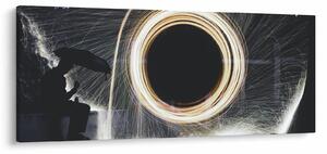 Kép - Világos show az esőben (120x50 cm)