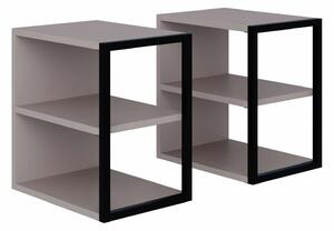 Hanah Home Kisasztal szett Világos mokka Echo - Világos mokka