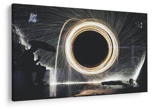 Kép - Világos show az esőben (90x60 cm)