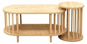 Hanah Home Dohányzóasztal szett Sapphire Oak Peka111-125 - Zafír tölgy