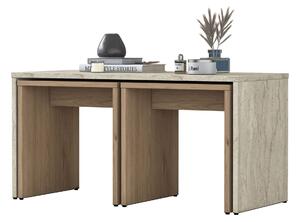Hanah Home Travertin Dohányzóasztal Szett AB114 - 4729
