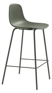 Khaki műanyag bárszék (ülésmagasság 67,5 cm) Whitby – Unique Furniture