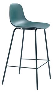 Petróleum színű műanyag bárszék (ülésmagasság 67,5 cm) Whitby – Unique Furniture