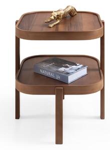 Hanah Home Side Table Walnut Milan Kare 60 - Walnut