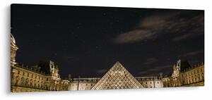Kép - Louvre éjjel (120x50 cm)
