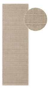 Bézs kézi szövésű gyapjú futószőnyeg 80x250 cm Camden Parker – Ted Baker