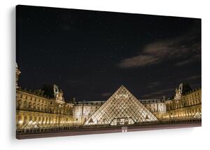 Kép - Louvre éjjel (90x60 cm)