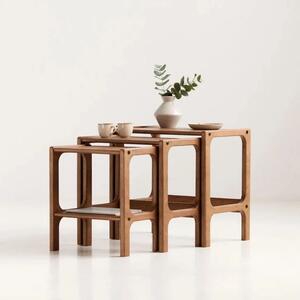 Hanah Home Nesting Table (3 Pieces) Teak CPT4740-50