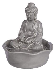 BALANCE kerámia asztali szökőkút Buddha, szürke