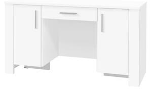 Írószatal / számítógép asztal - Cezar 140 cm - fehér