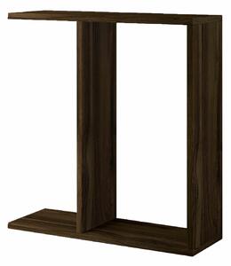 Hanah Home Side Table Walnut Lotus - Walnut