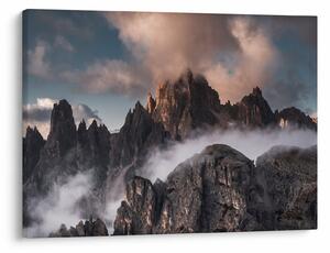 Kép - A ködben rejtett olasz dolomitok (70x50 cm)