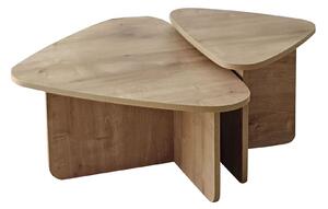 Hanah Home Dohányzóasztal szett Sapphire Oak Ballare szett - Sapphire Oak