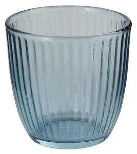 LINEE üveg pohár 290ml, kék