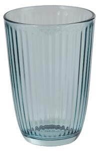 LINEE üveg pohár 390ml, kék