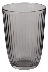 LINEE üveg pohár 390ml, szürke