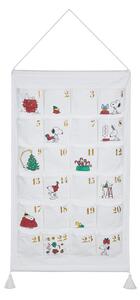 SANTA IS COMING adventi naptár 123 x 71 cm, Snoopy