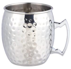 MOSCOW MULE koktél-bögre kalapált 470ml, ezüst