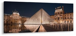 Kép - Louvre éjjel (120x50 cm)