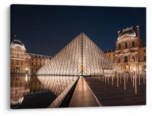 Kép - Louvre éjjel (70x50 cm)