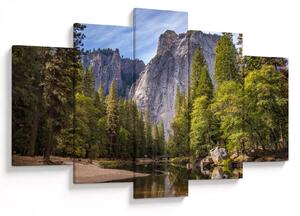 Kép - A Yosemite szikla alatt (150x105 cm)