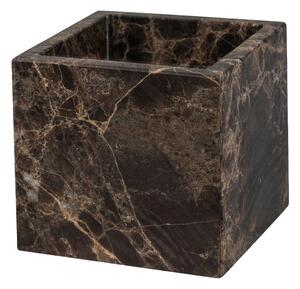 Sötétbarna márvány fürdőszobai rendszerező vattakorongokhoz Marble – Mette Ditmer Denmark