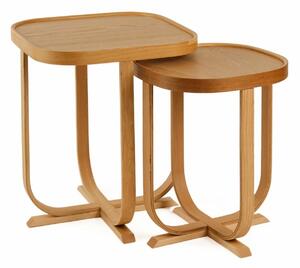 Hanah Home Fészekasztal (2 db) Tölgy Hisar 2 - Tölgy v2
