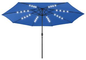 Napernyő LED-del - Azúrkék - 400 cm