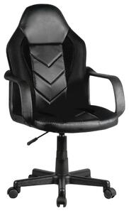 AKORD F4G FG-C18 Gamer Szék Műbőr Fekete Junior