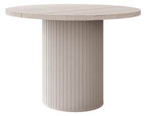 Asztal Cupedo, 75cm, Bézs, Világos Travertine