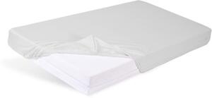 BABYMATEX Vízhatlan lepedő gumírozással Bamboo világosszürke 60x120 cm