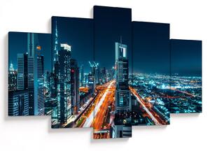 Kép - Dubai éjszaka (150x105 cm)
