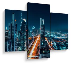 Kép - Dubai éjszaka (90x60 cm)