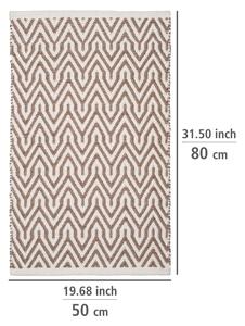 Bézs textil fürdőszobai kilépő 50x80 cm Altai – Wenko