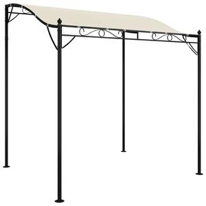Acél- és Szövet Pavilon - Krémszínű - 2x2,3m