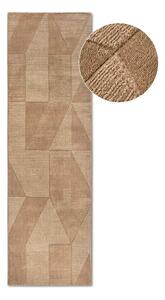 Bézs kézi szövésű gyapjú futószőnyeg 80x250 cm Ursule – Villeroy&Boch