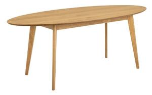 Asztal Oakland 1030, Tölgy, 76x90x200cm, Közepes sűrűségű farostlemez, Természetes fa furnér, Váz anyaga