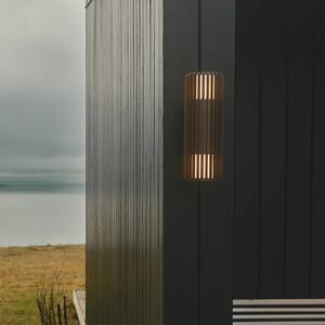 Nordlux Kültéri fali lámpa Aludra Double Seaside alumínium barna 2 izzós., dimmelhető, Barna / rozsda, Alumínium