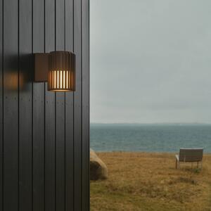 Nordlux Aludra Seaside kültéri fali lámpa, alumínium, barna metál, dimmelhető, Barna / rozsda, Alumínium