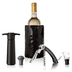 Vacu Vin boros szett Essentials fekete