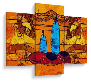 Kép - Ősi festészet (90x60 cm)