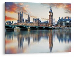 Kép - a Parlament londoni házai (70x50 cm)
