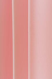 OXFORD rózsaszín függöny szalaggal 140x250 cm Felfüggesztés: Fém gyűrűk