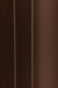 OXFORD sötétbarna függöny szalaggal 140x250 cm