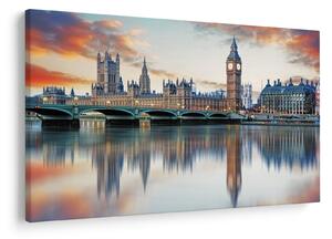 Kép - a Parlament londoni házai (90x60 cm)