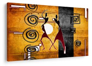 Kép - Ősi festészet (90x60 cm)